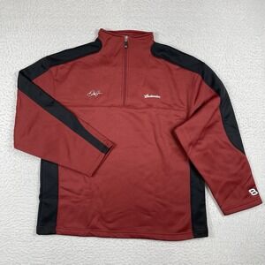 Chase Authentics Pullover Mens Large Dale Earnhardt‎ Jr 8 Nascar Racing 1/4 Zip